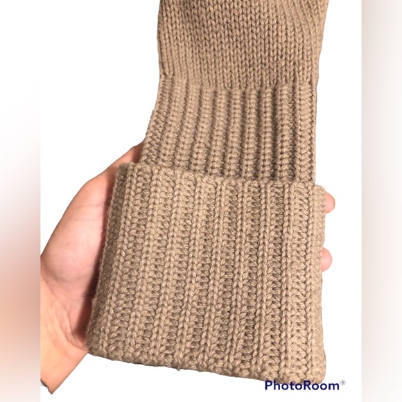 SOLD!! Burberry wool cashmere blend belted sweater cardigan L - Picture 5 of 12